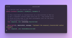 Custom Actor Executors