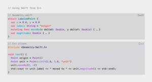 C++ Interoperability example