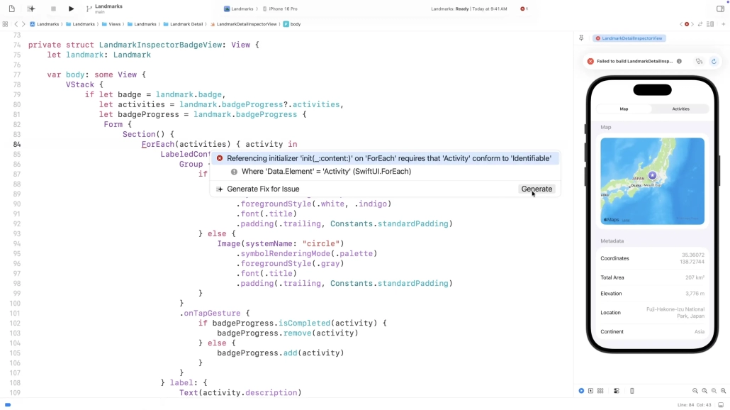 Automatic error fixing and deprecated warning resolution